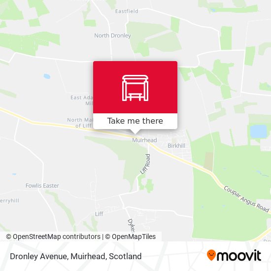 Dronley Avenue, Muirhead map