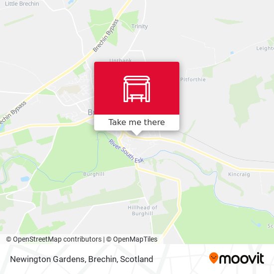 Newington Gardens, Brechin map