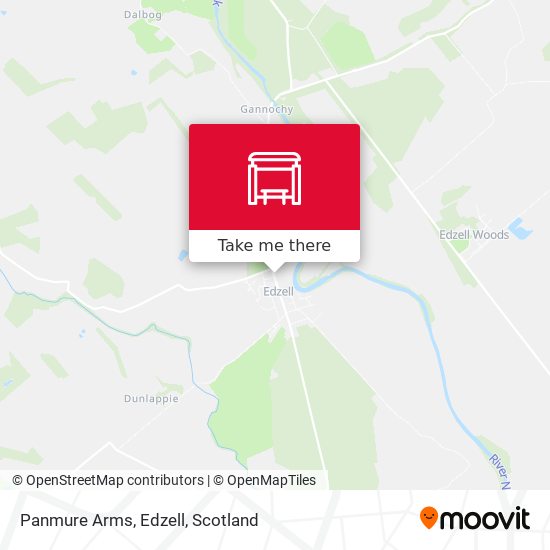 Panmure Arms, Edzell map
