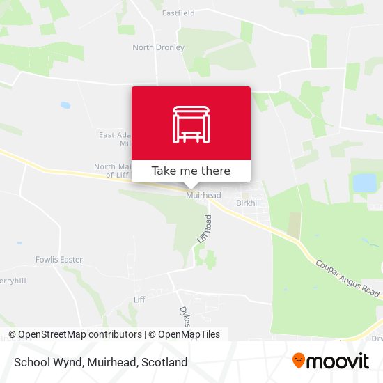 School Wynd, Muirhead map