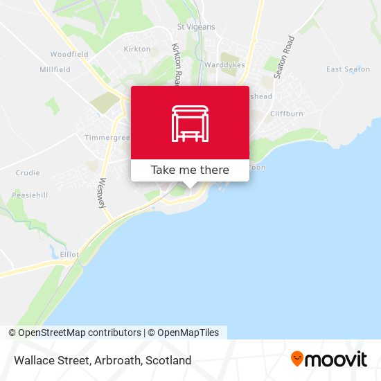Wallace Street, Arbroath map