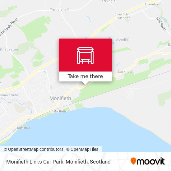 Monifieth Links Car Park, Monifieth map