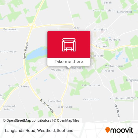Langlands Road, Westfield map