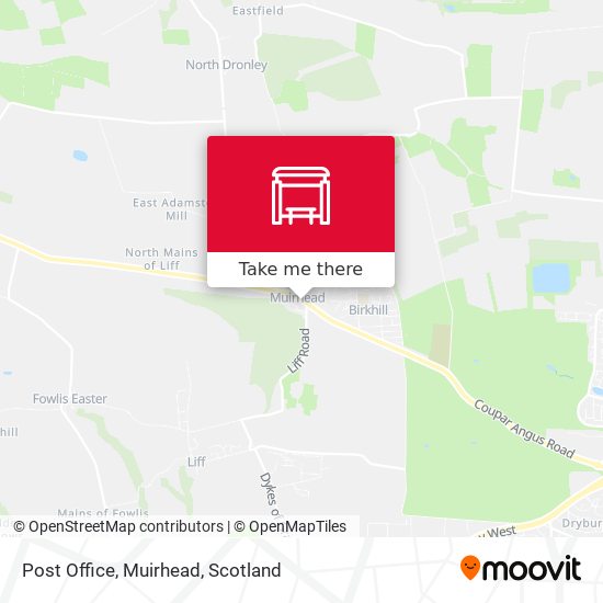 Post Office, Muirhead map