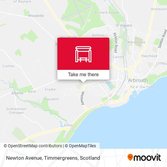 Newton Avenue, Timmergreens map