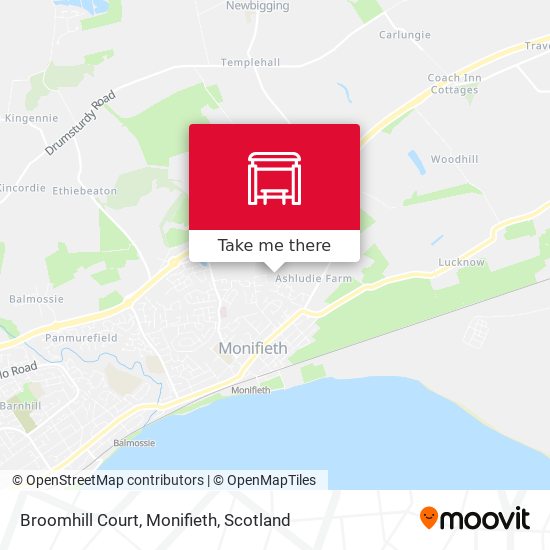 Broomhill Court, Monifieth map
