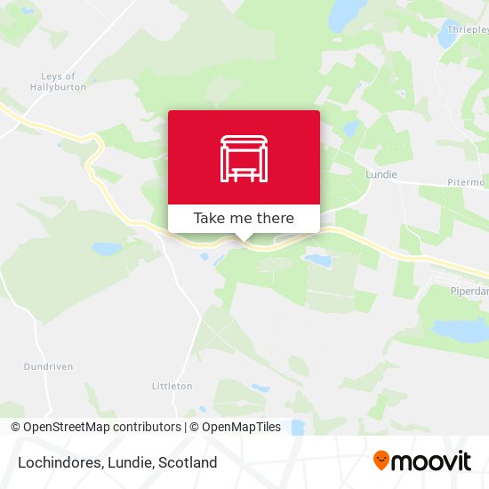 Lochindores, Lundie map