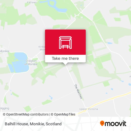 Balhill House, Monikie map