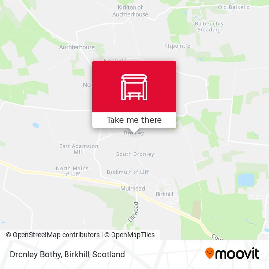 Dronley Bothy, Birkhill map
