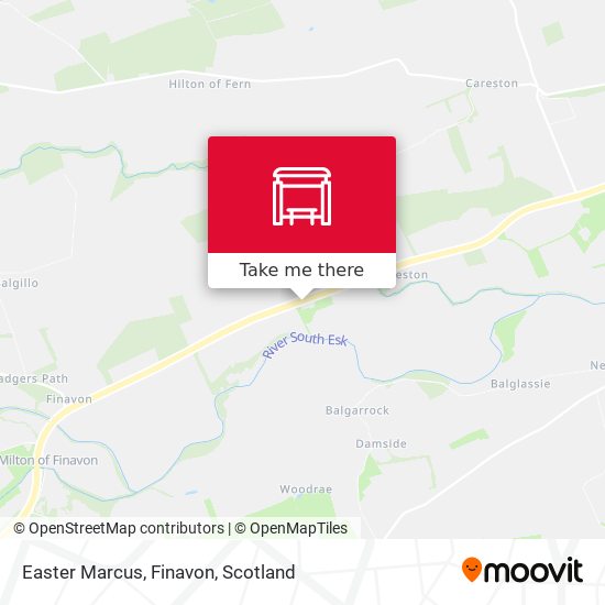 Easter Marcus, Finavon map