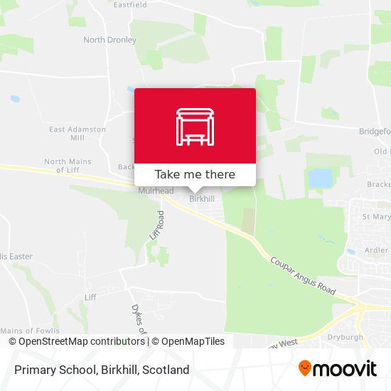 Primary School, Birkhill map