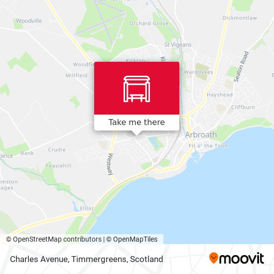 Charles Avenue, Timmergreens map