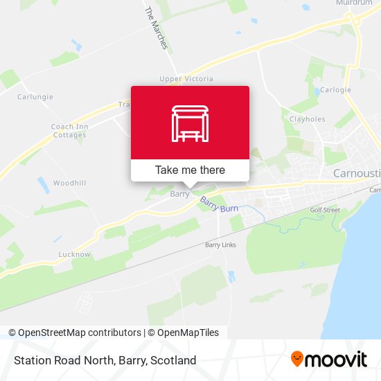 Station Road North, Barry map