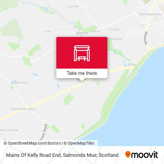 Mains Of Kelly Road End, Salmonds Muir map