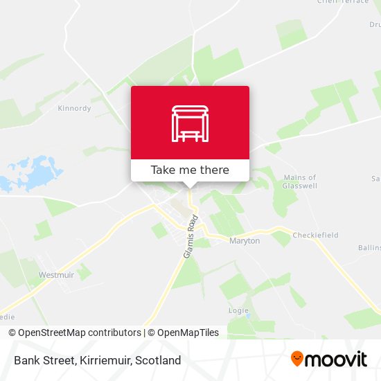 Bank Street, Kirriemuir map