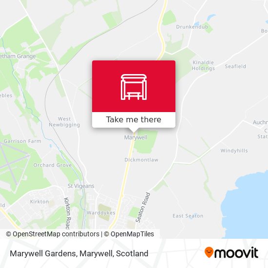 Marywell Gardens, Marywell map