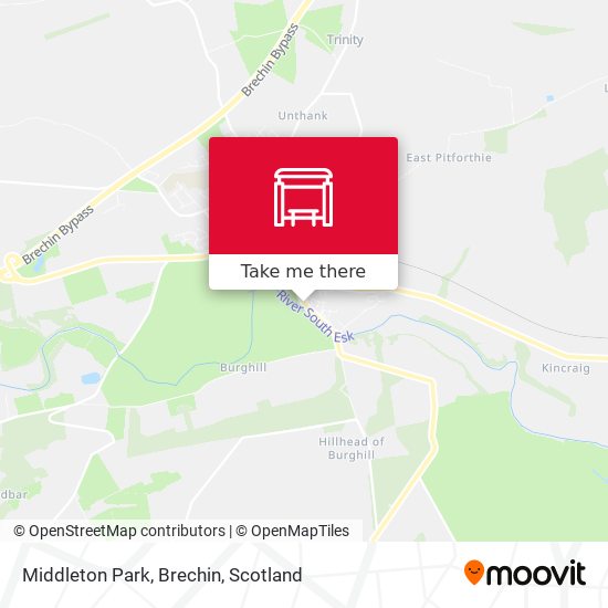 Middleton Park, Brechin map