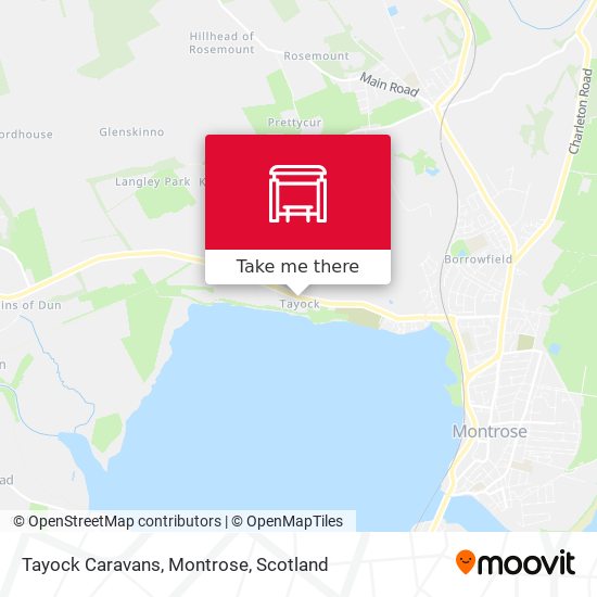 Tayock Caravans, Montrose map