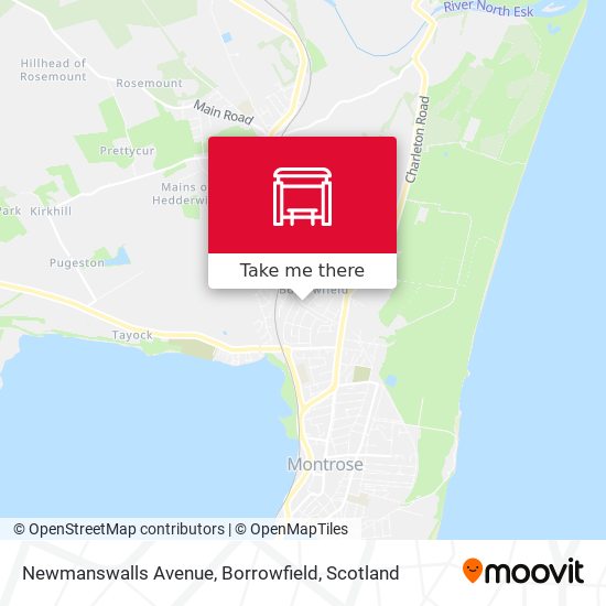 Newmanswalls Avenue, Borrowfield map