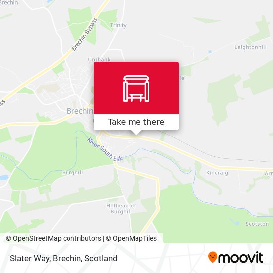 Slater Way, Brechin map