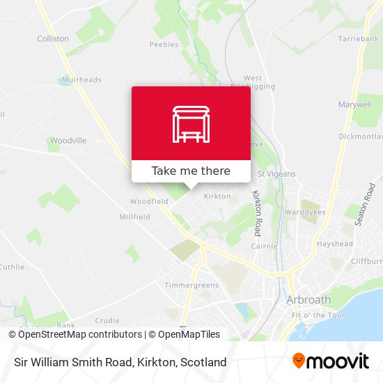 Sir William Smith Road, Kirkton map