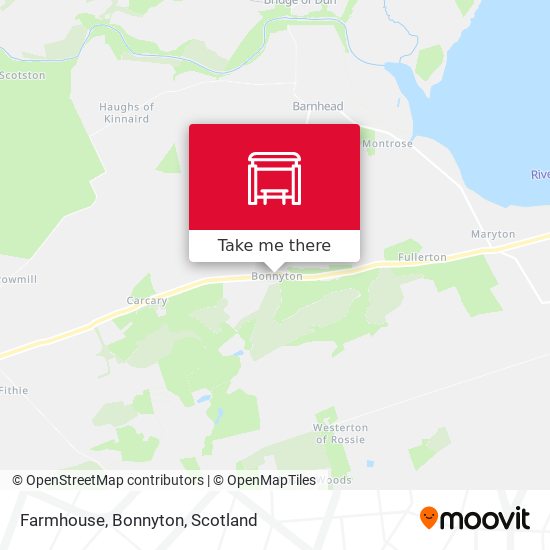 Farmhouse, Bonnyton map