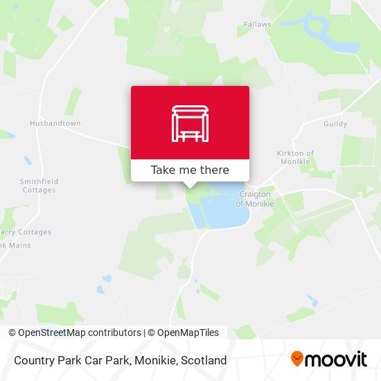 Country Park Car Park, Monikie map