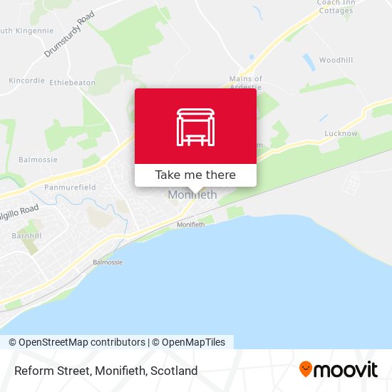 Reform Street, Monifieth map