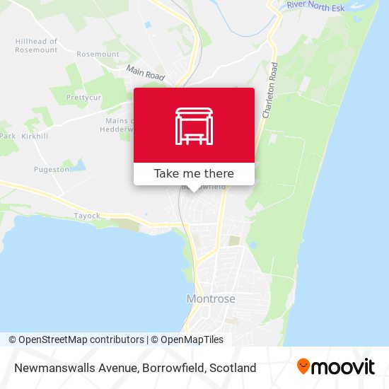 Newmanswalls Avenue, Borrowfield map