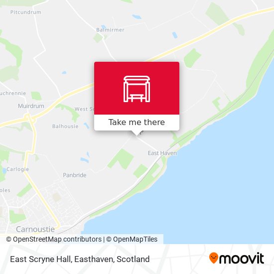 East Scryne Hall, Easthaven map