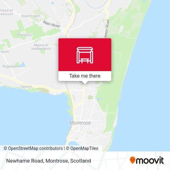 Newhame Road, Montrose map