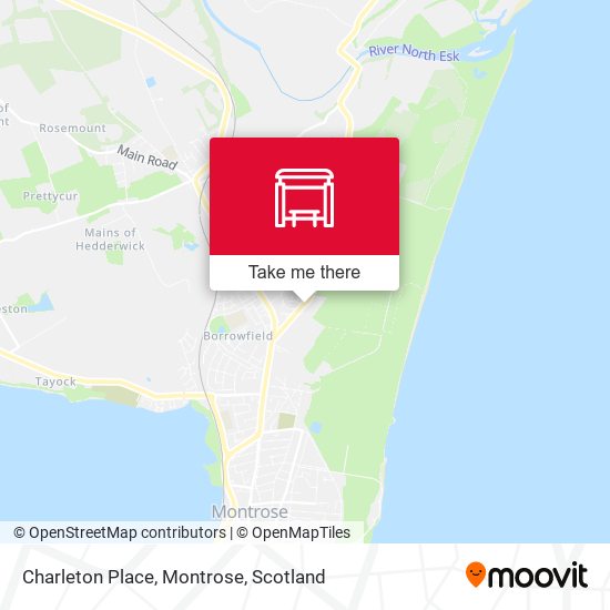 Charleton Place, Montrose map