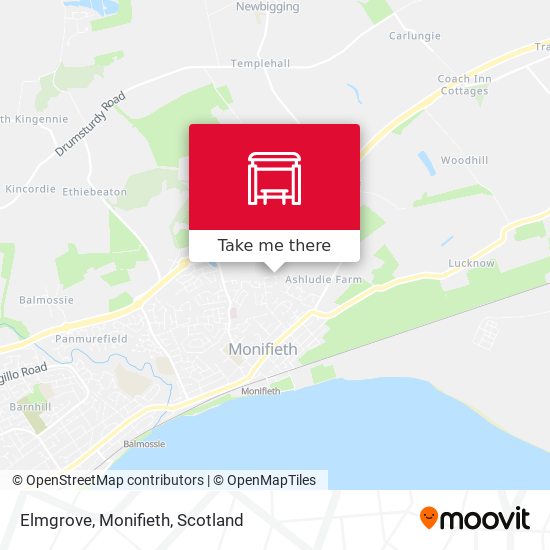 Elmgrove, Monifieth map