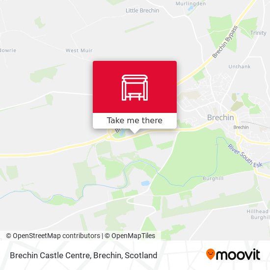 Brechin Castle Centre, Brechin map