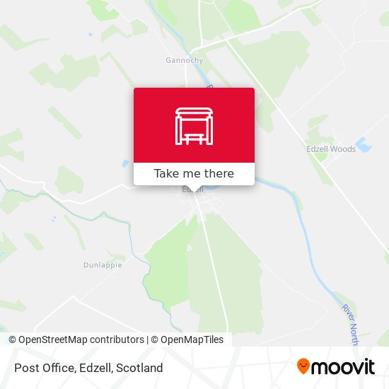 Post Office, Edzell map
