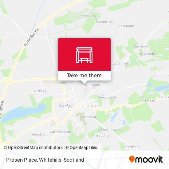 Prosen Place, Whitehills map