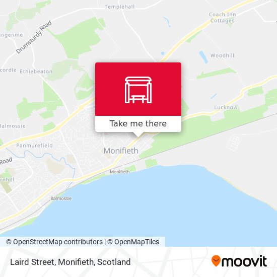Laird Street, Monifieth map