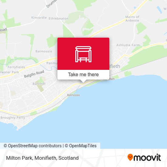 Milton Park, Monifieth map