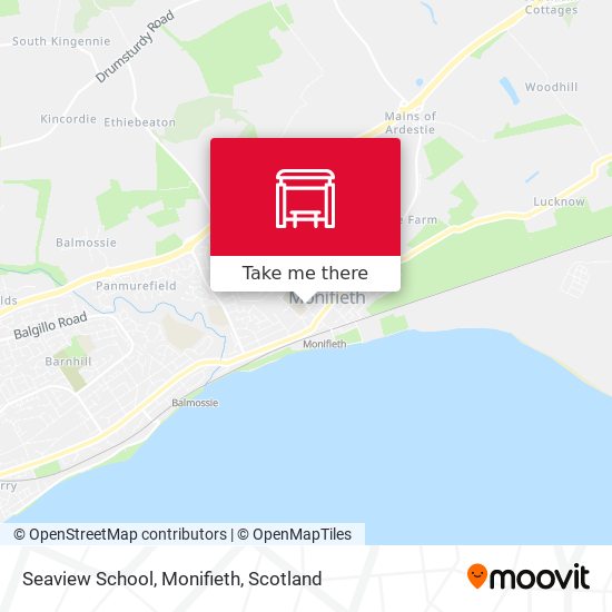 Seaview School, Monifieth map