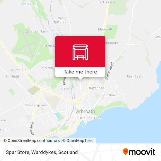 Spar Store, Warddykes map