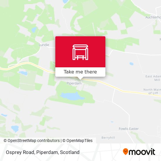 Osprey Road, Piperdam map