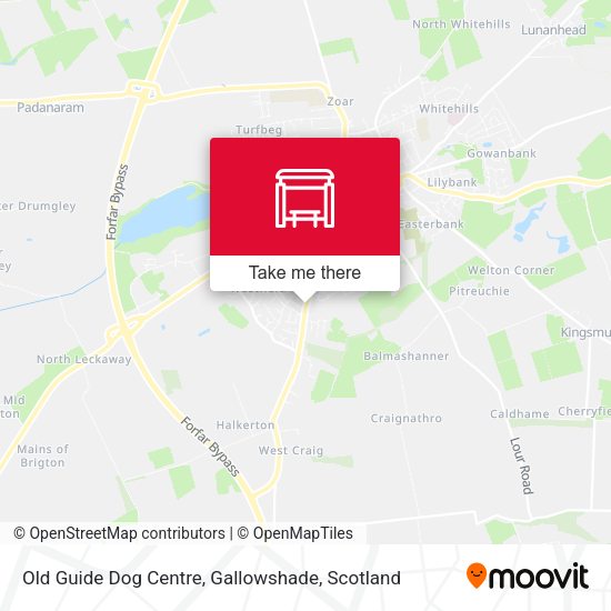 Old Guide Dog Centre, Gallowshade map