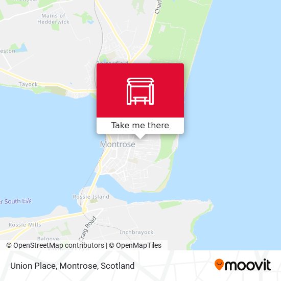 Union Place, Montrose map