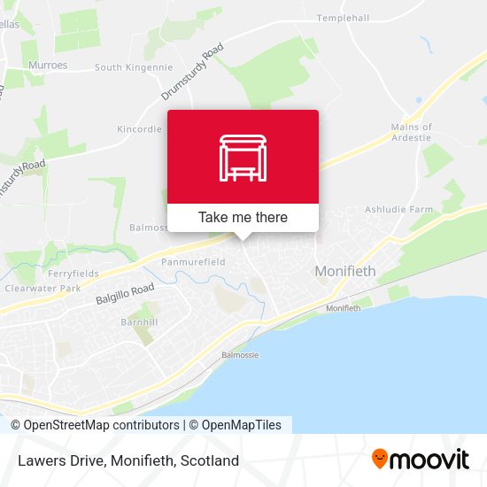 Lawers Drive, Monifieth map