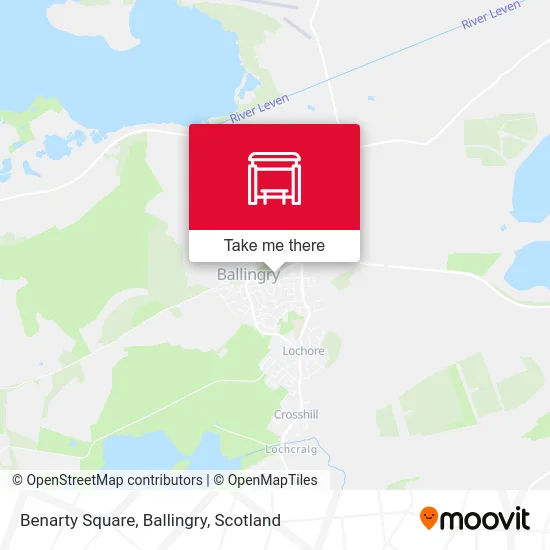Benarty Square, Ballingry map