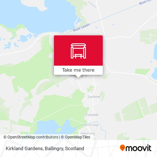 Kirkland Gardens, Ballingry map