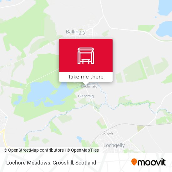 Lochore Meadows, Crosshill map