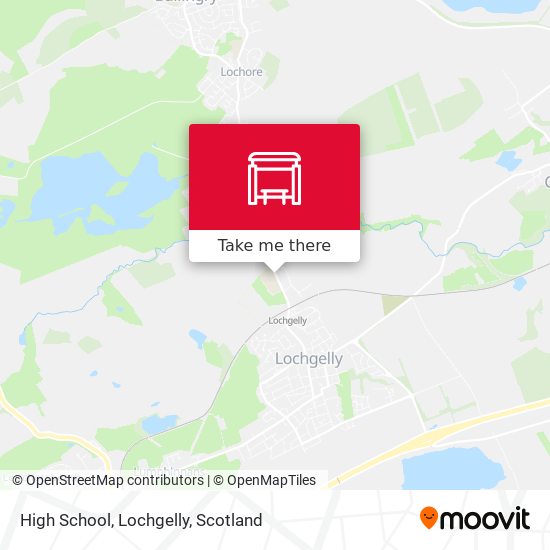 High School, Lochgelly map