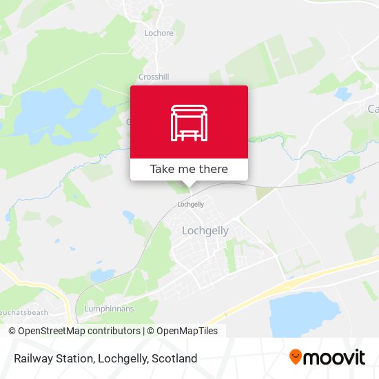 Railway Station, Lochgelly map