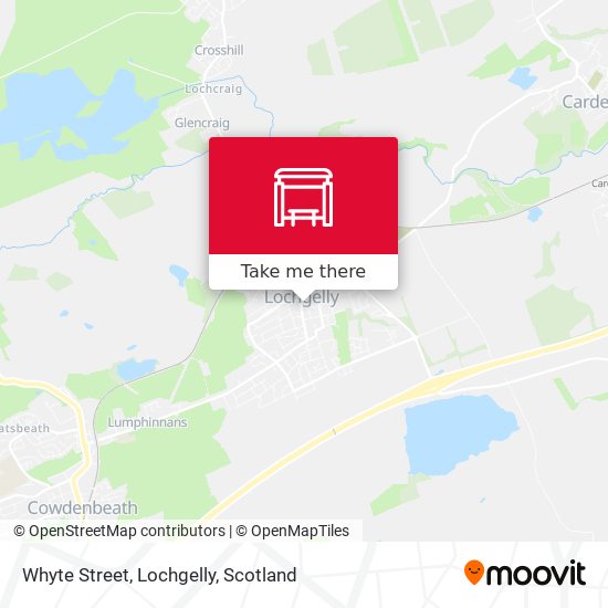 Whyte Street, Lochgelly map